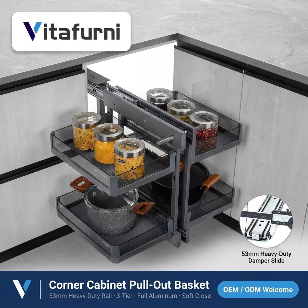 magic corner kitchen cabinet (2) - Vitafurni