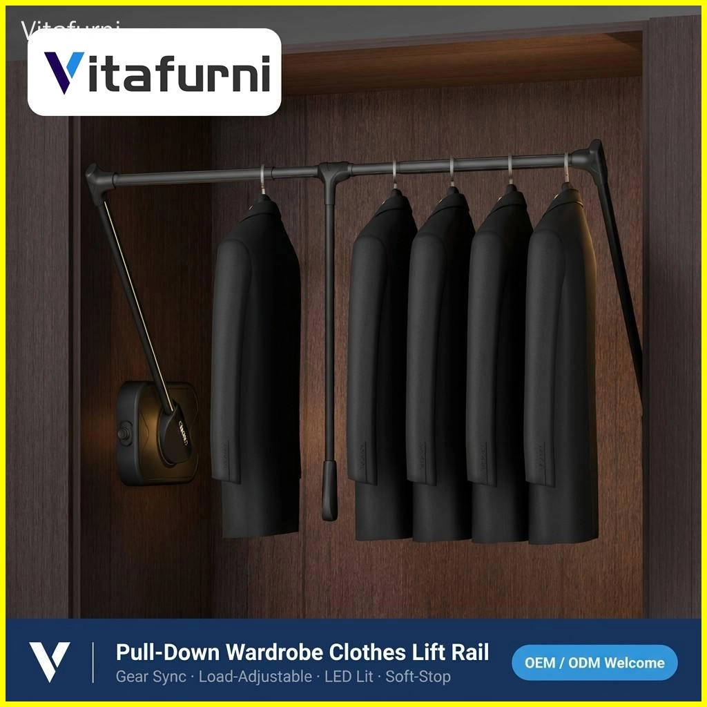 motorized wardrobe lift (1) - Vitafurni