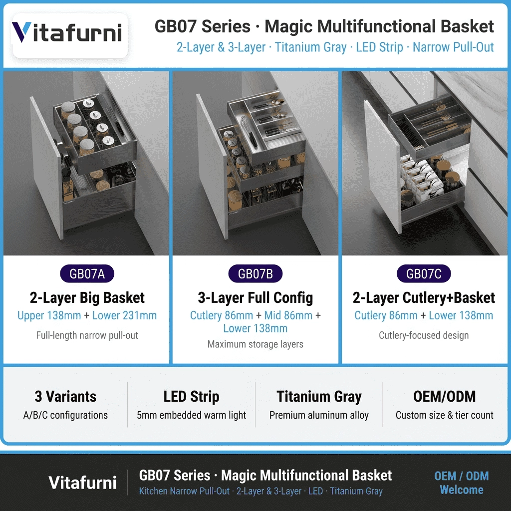 Multifunctional Kitchen Basket (2) - Vitafurni