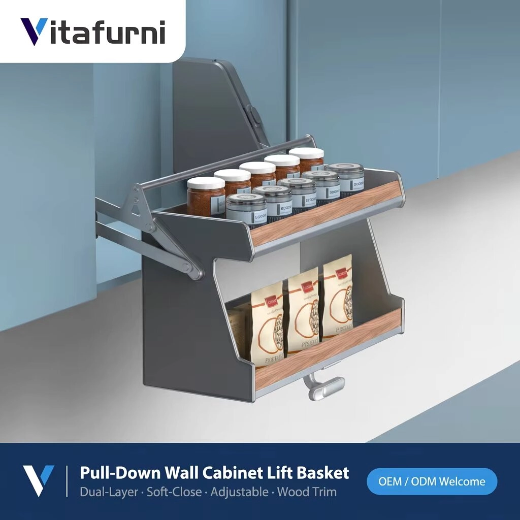 pull down kitchen cabinet organizer (1) - Vitafurni