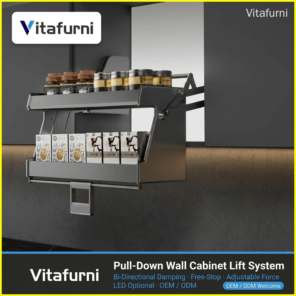 pull down wall cabinent lift system (2)_1 - Vitafurni