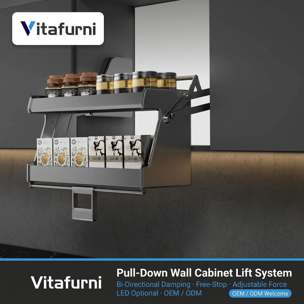 pull down wall cabinent lift system (2)_1 - Vitafurni