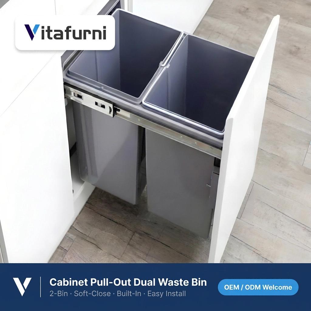 pull out cabinet waste bin (1) - Vitafurni