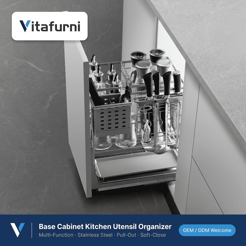 pull out kitchen utensil organizer (4) - Vitafurni