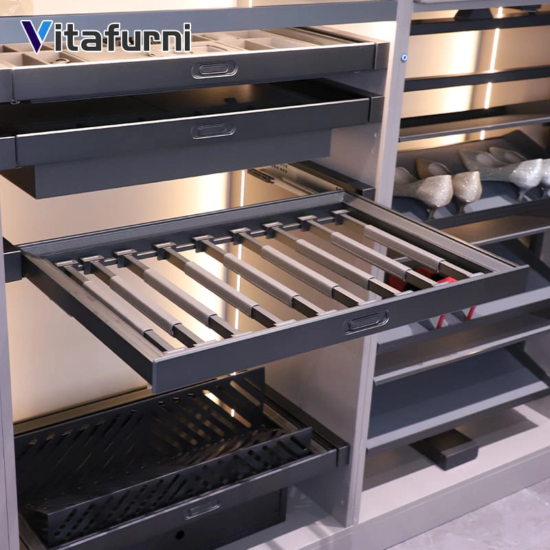 Pull-out Trouser Rack for Wardrobe - Vitafurni