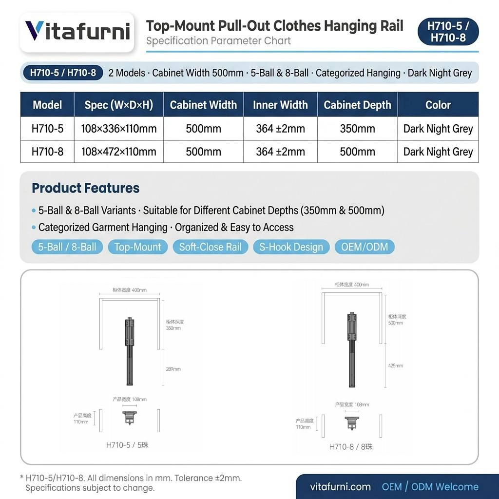 pull out wardrobe hanger (2) - Vitafurni