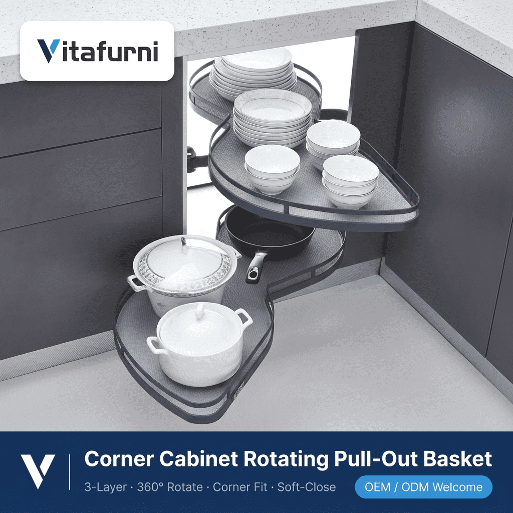 rotating corner cabinet shelf (4) - Vitafurni