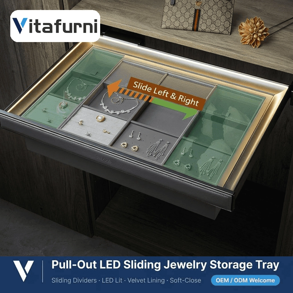 sliding compartment organizer (4) - Vitafurni