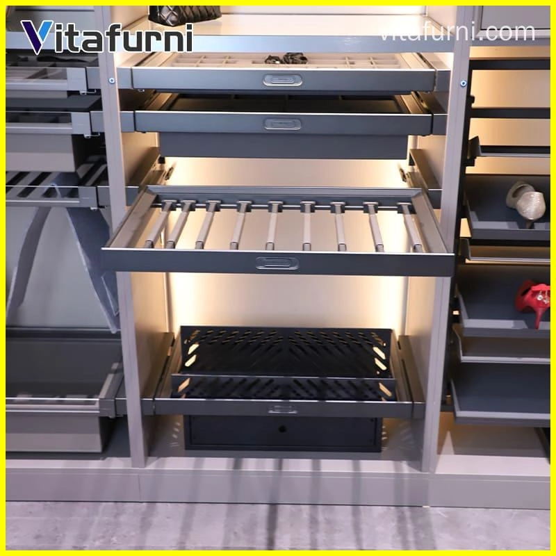 Sliding Pants Organizer for Closet - Vitafurni