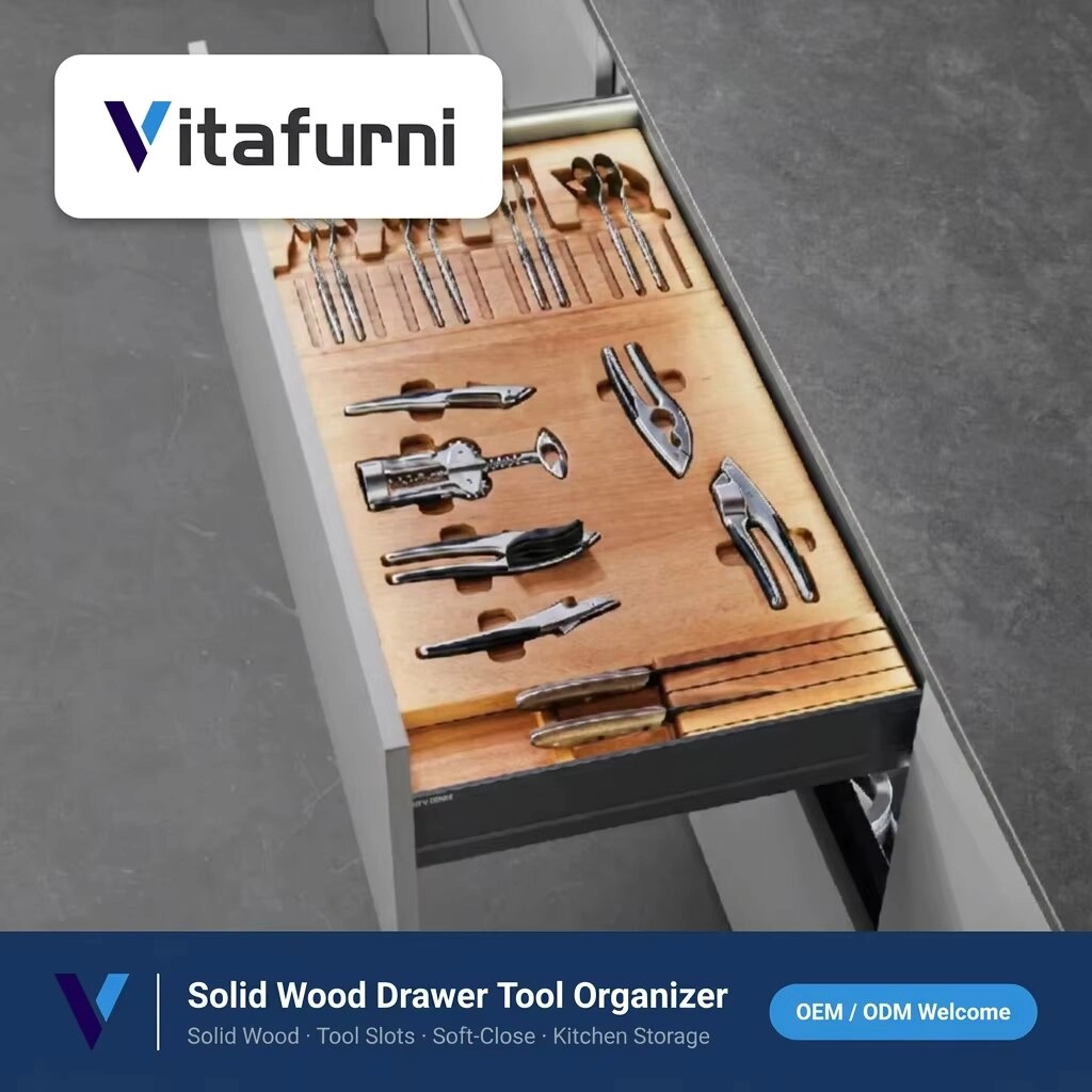 solid wood tool drawer insert (2) - Vitafurni