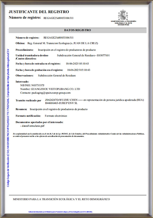 Spanish-Packaging-Law-Certificate - Vitafurni