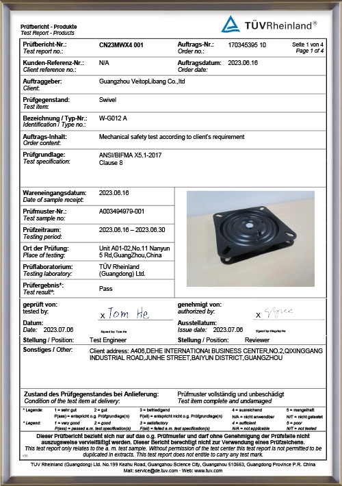 Swivel-Mechanism-Test-Report - Vitafurni