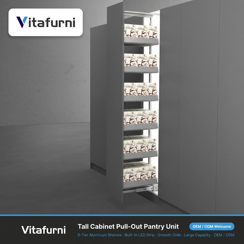Tall Pantry Pull-Out (1) - Vitafurni