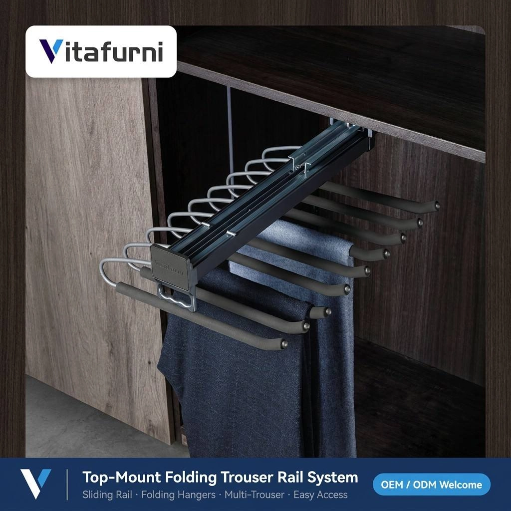 top mount trouser rack (1) - Vitafurni
