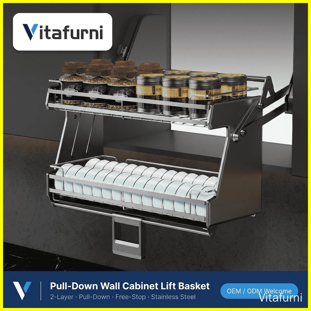 upper cabinet pull out basket (1) - Vitafurni