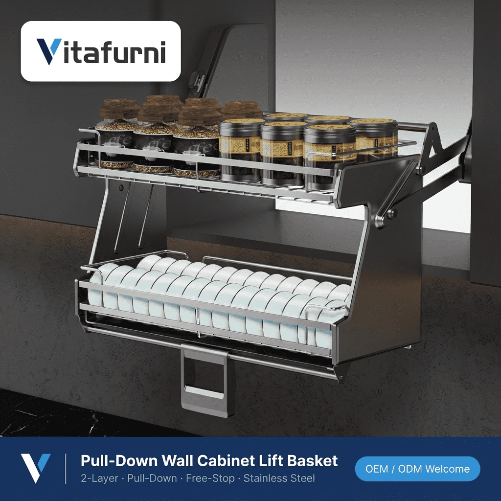 upper cabinet pull out basket (1) - Vitafurni