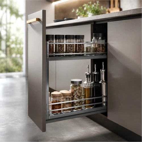 Vertical Pull Out Spice Rack - Vitafurni