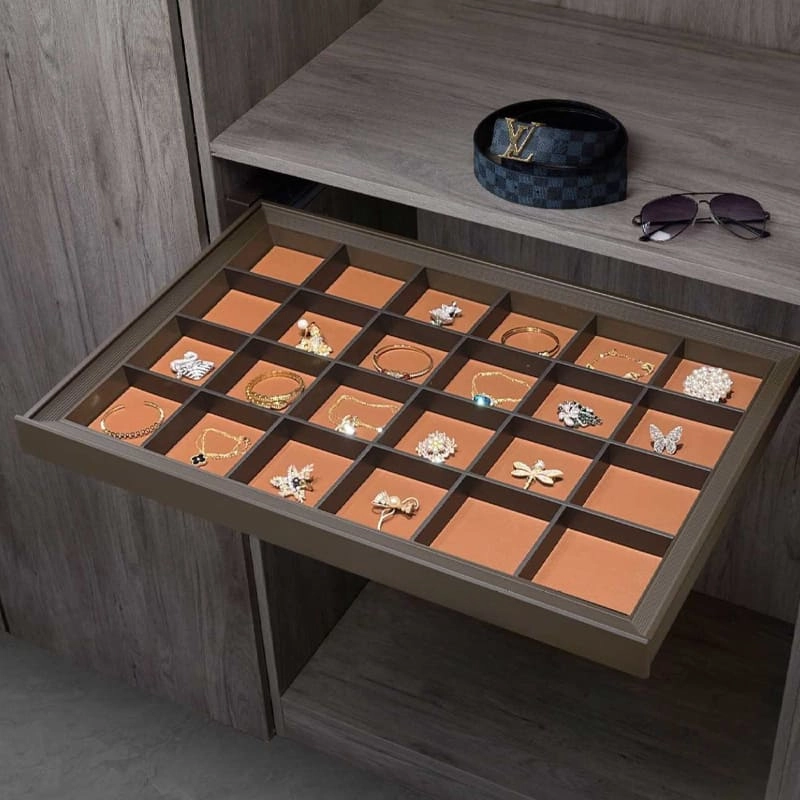 Wardrobe integration jewelry drawer factory - Vitafurni