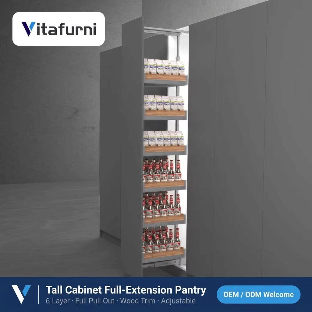 wood trim kitchen larder (2) - Vitafurni