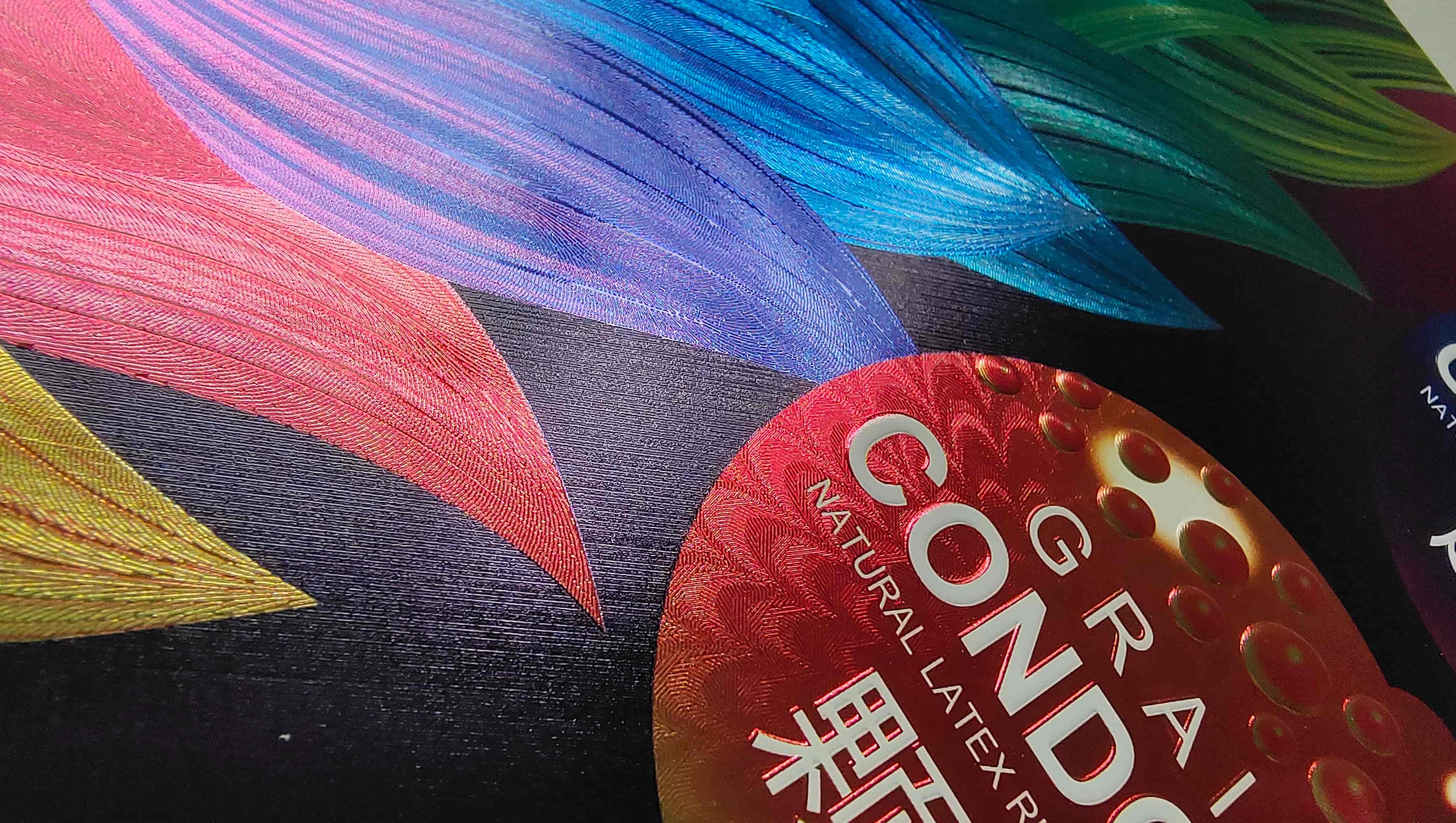 Beauty boxes with UV reverse printing