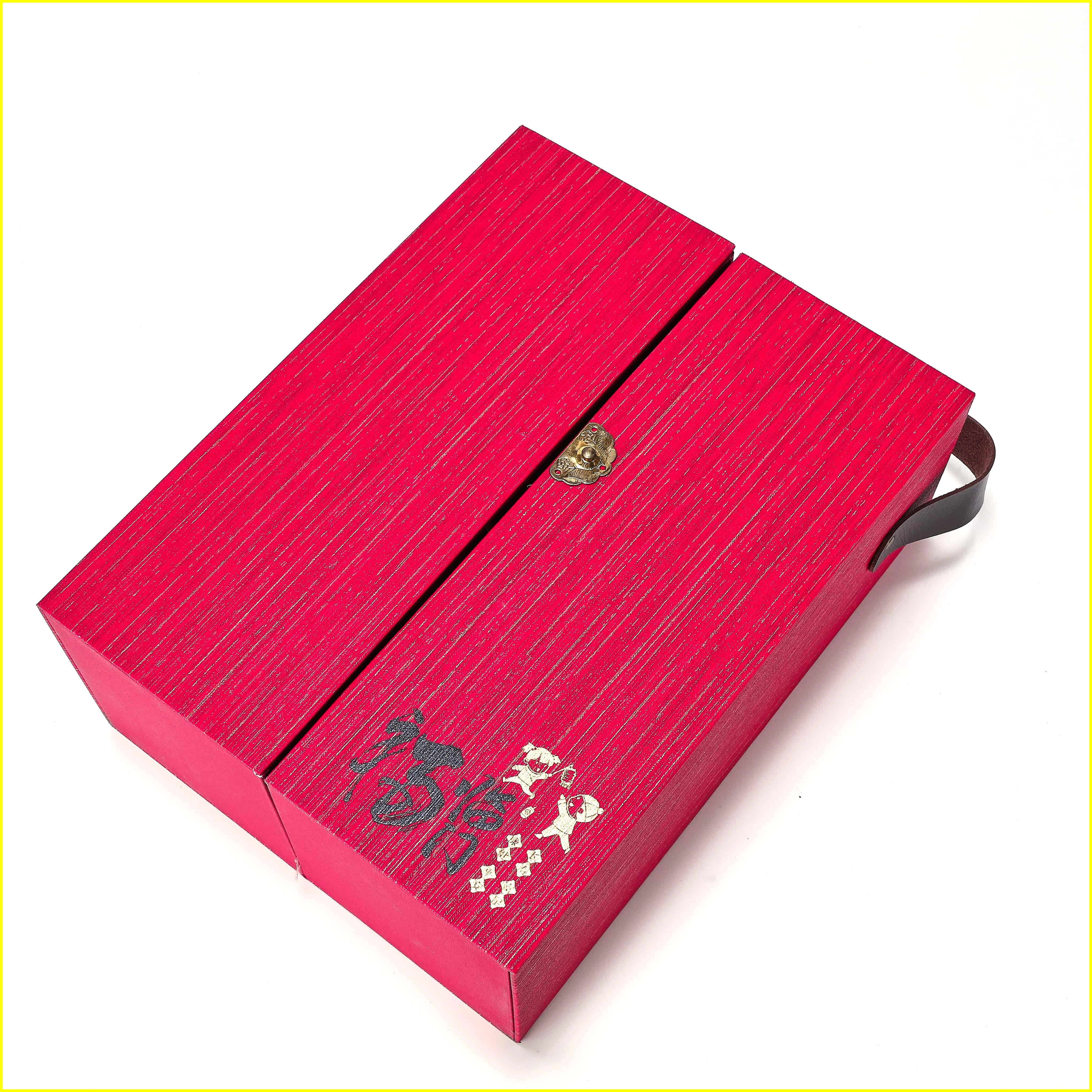 cardboard paper wine gift packaging box