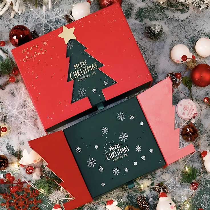 christmas paper goodie bags