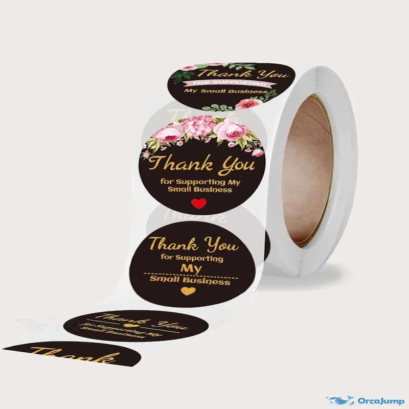 custom sticker roll