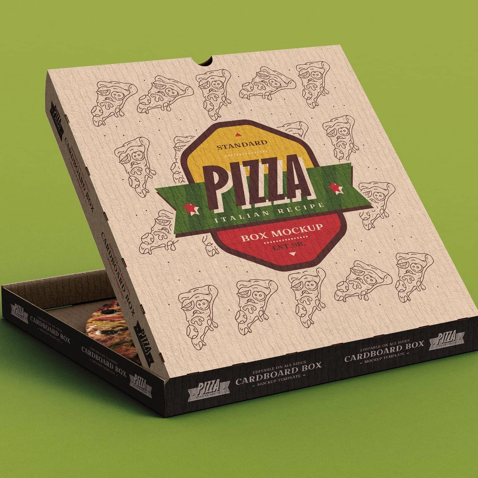 customized pizza box