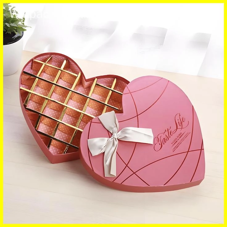 heart shaped cardboard box
