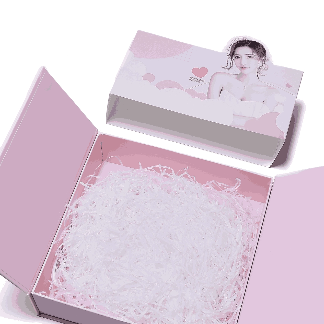raffia silk box insert