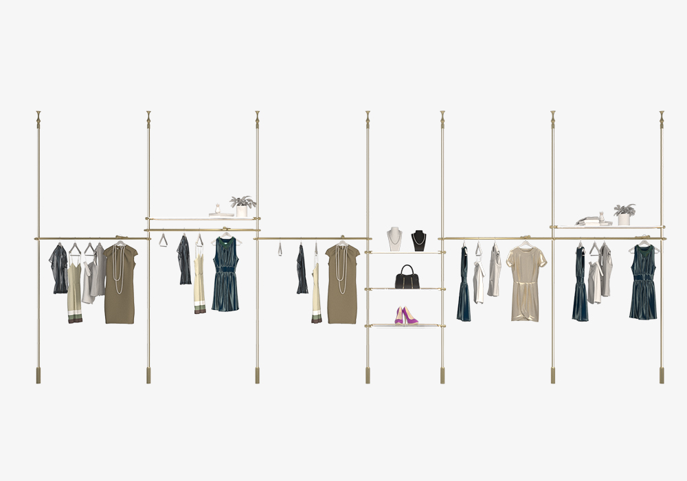 clothing display rack