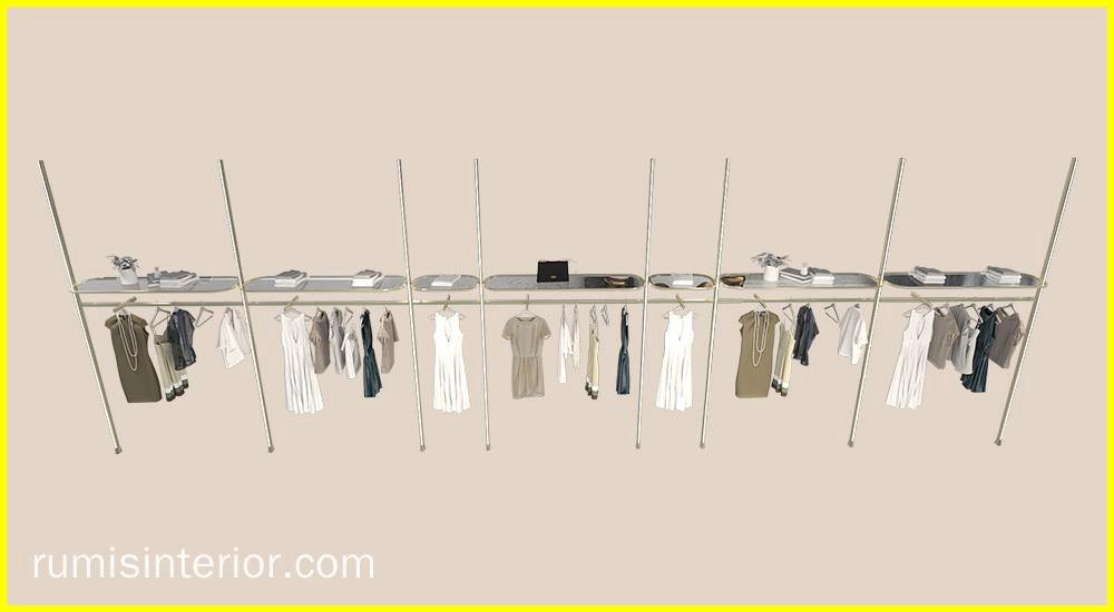 modern clothing rack - RUMIS
