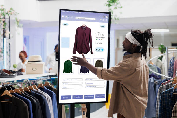 Interactive clothing Displays