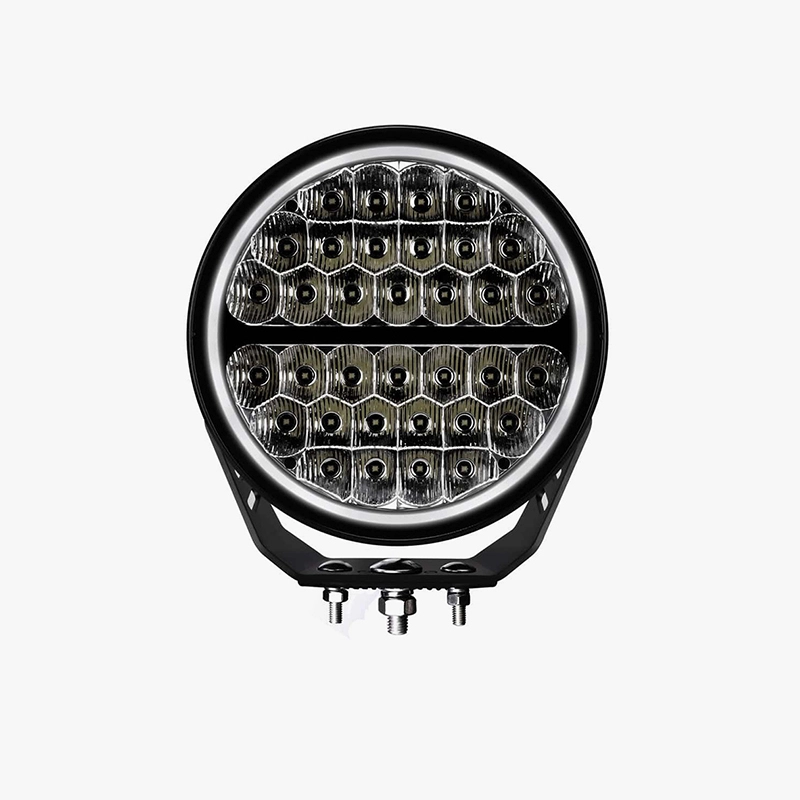 9 Inch Bezel-Less LED Driving Light with White Halo Ring Position Light – ECE R112 Approval T97102PE