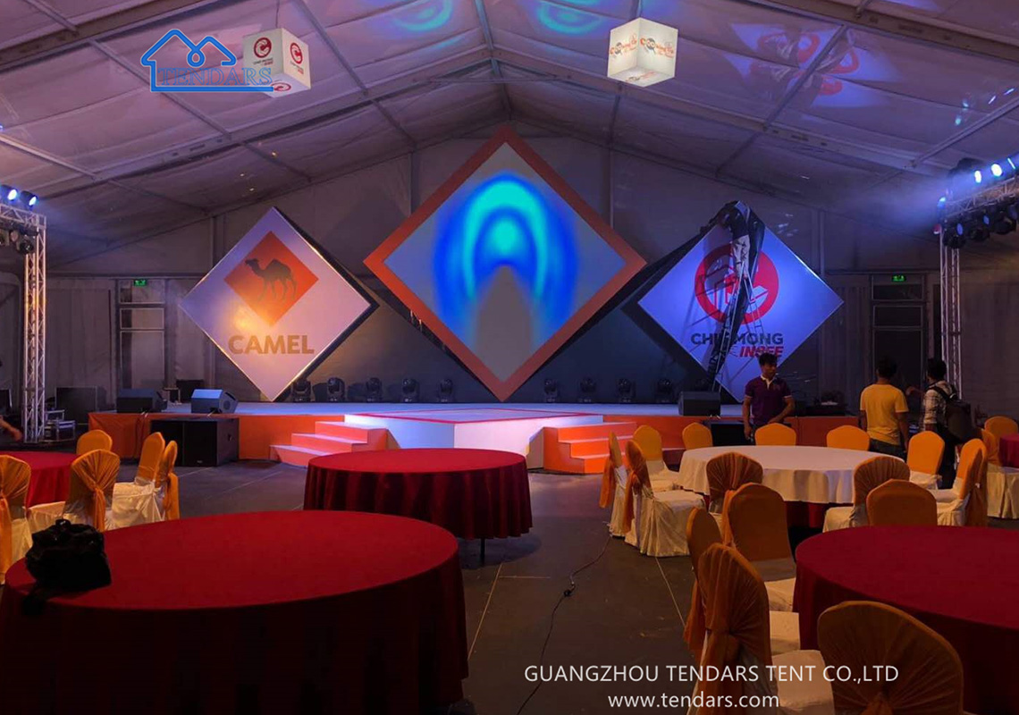 tenda de exposição de eventos