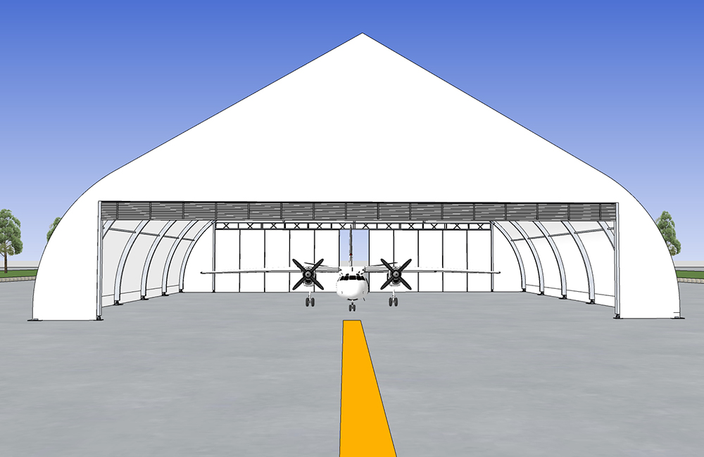 hangar tent