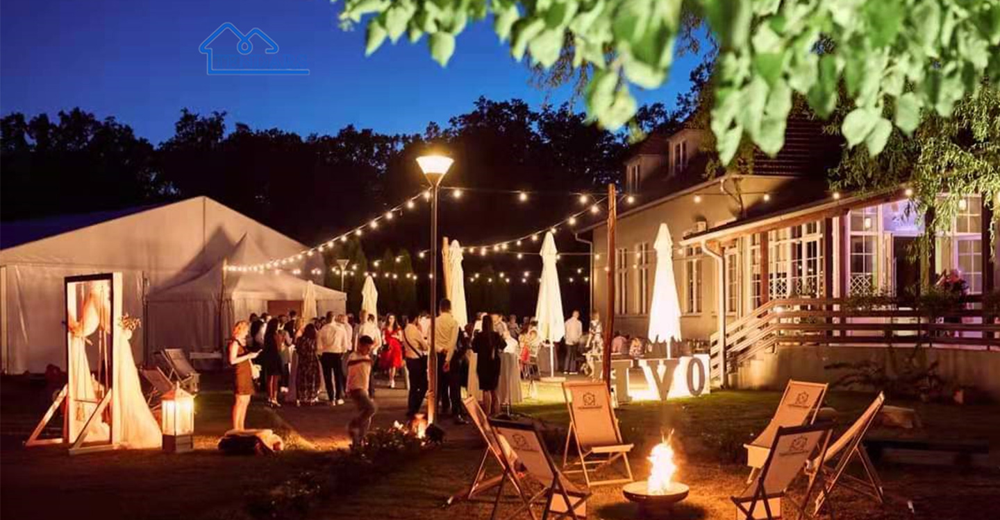 carpa de boda romantica