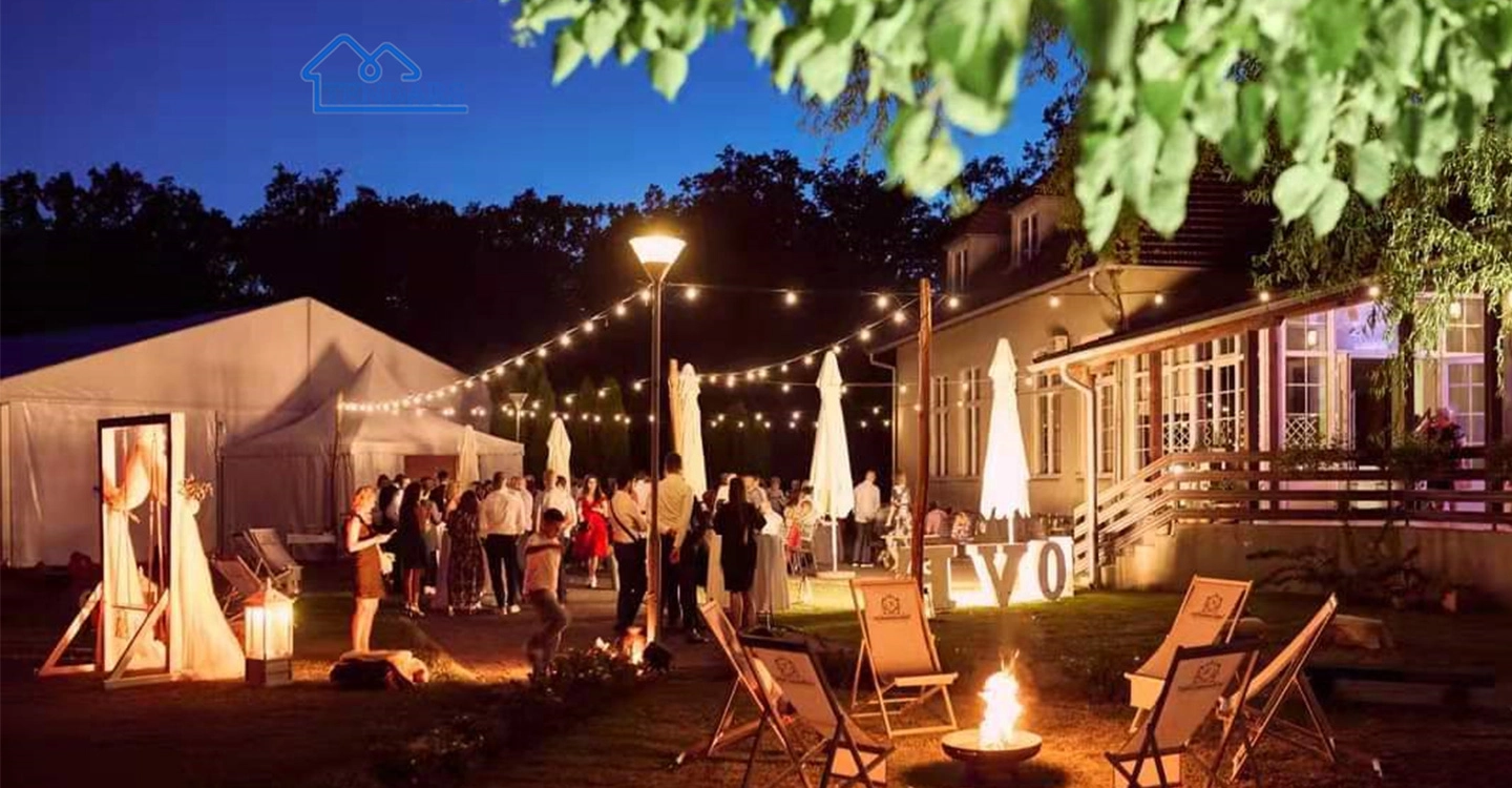 tenda de casamento romantica