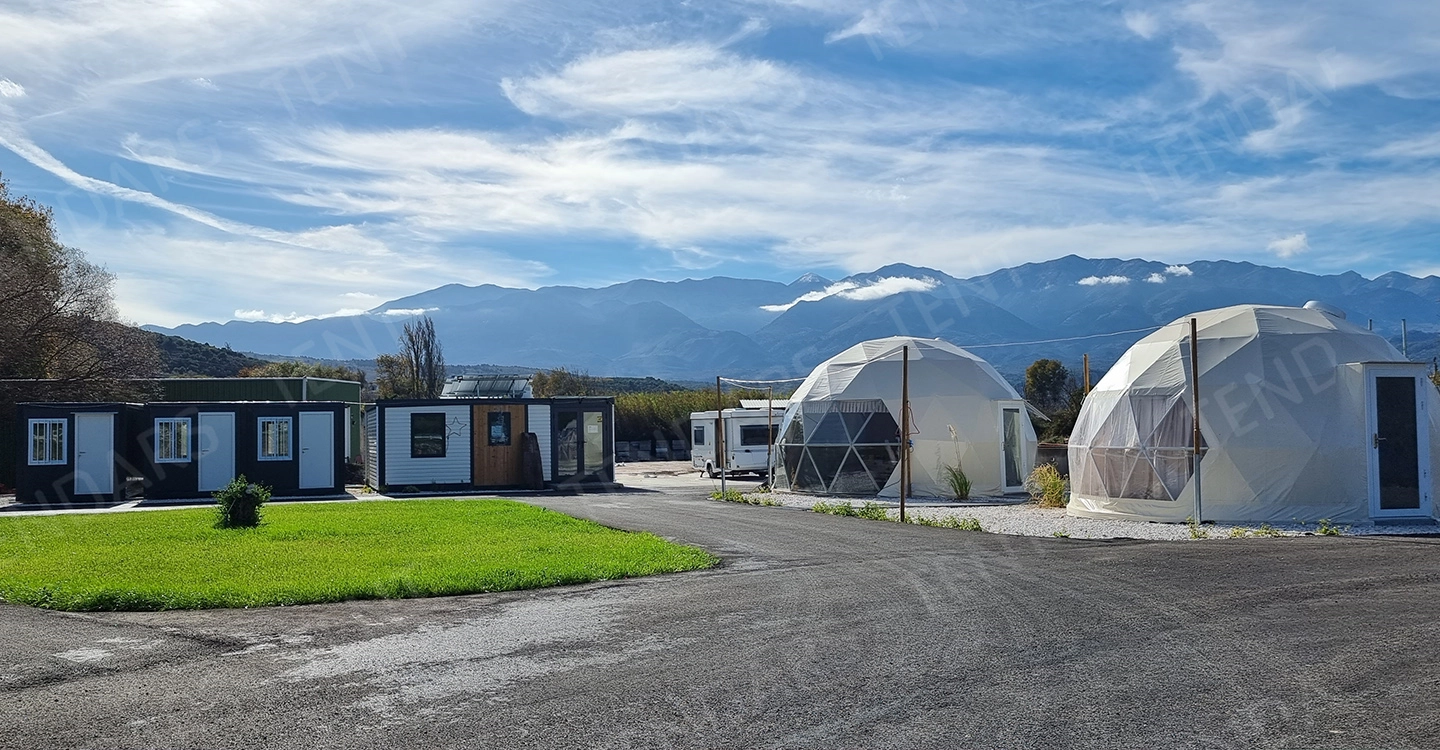 tienda de campaña glamping