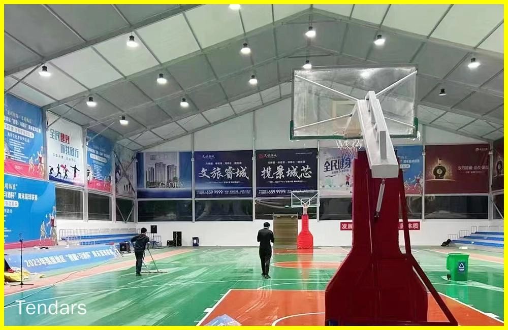 tente de terrain de basket