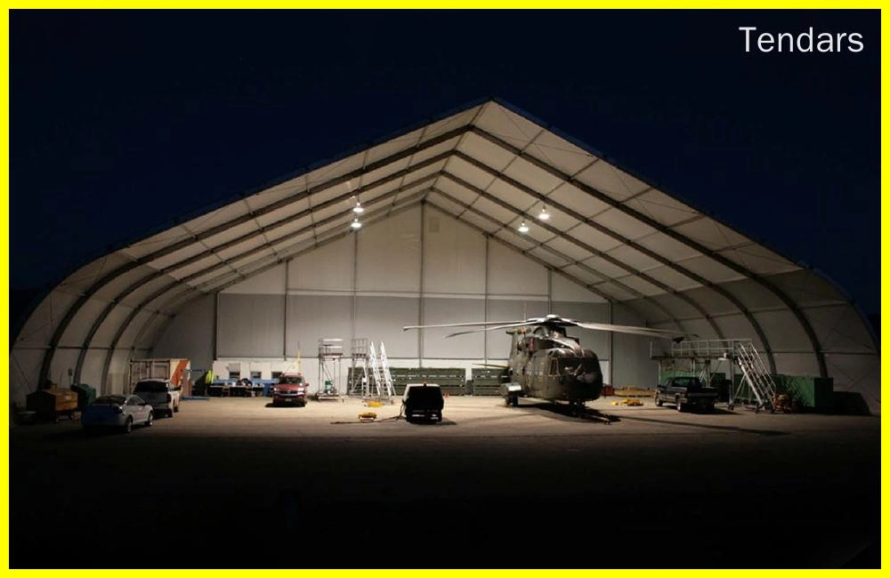 aircraft tent