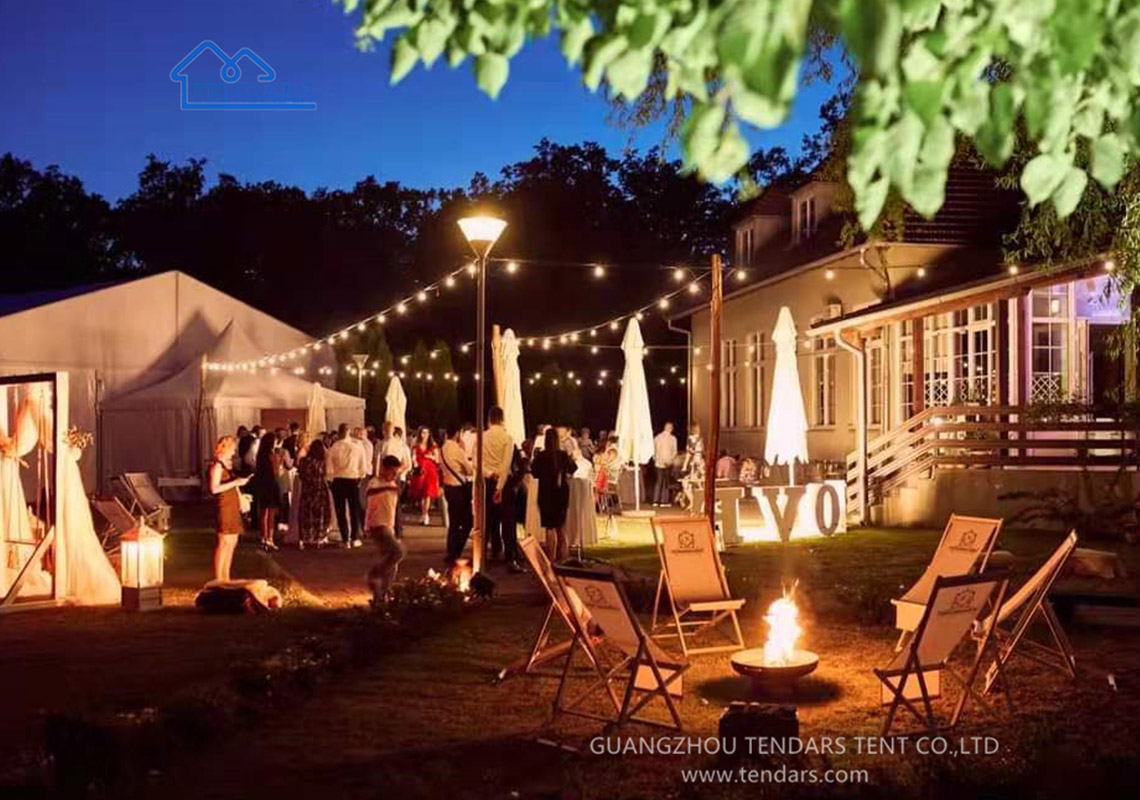 carpa de boda romantica