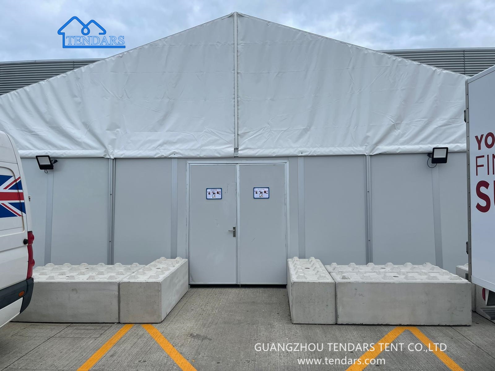 warehouse tent