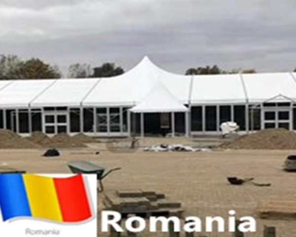 grande tenda de aço para eventos