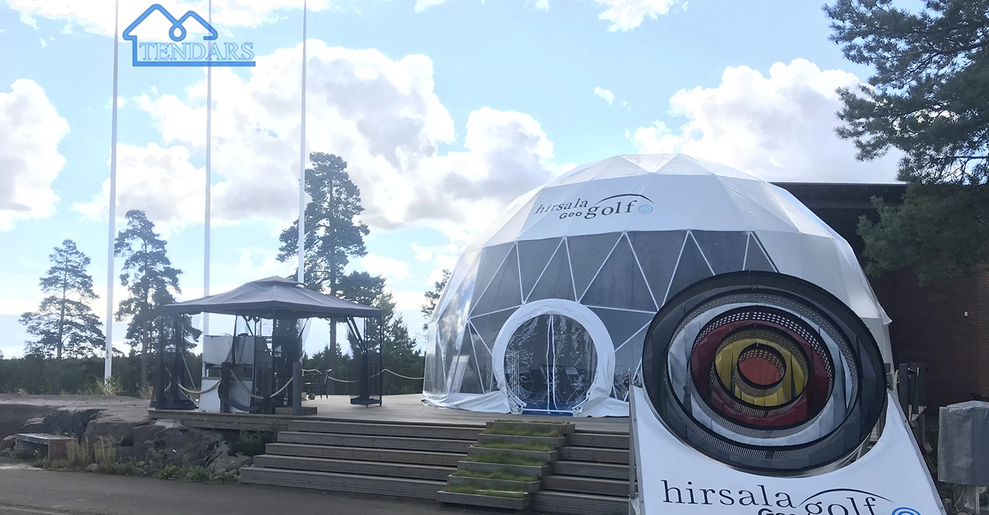 steel dome tent