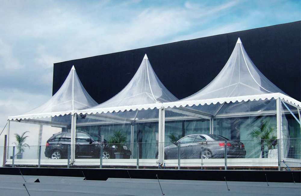 transparent pagoda tent