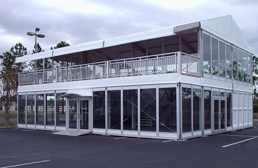 tenda de exposição itinerante