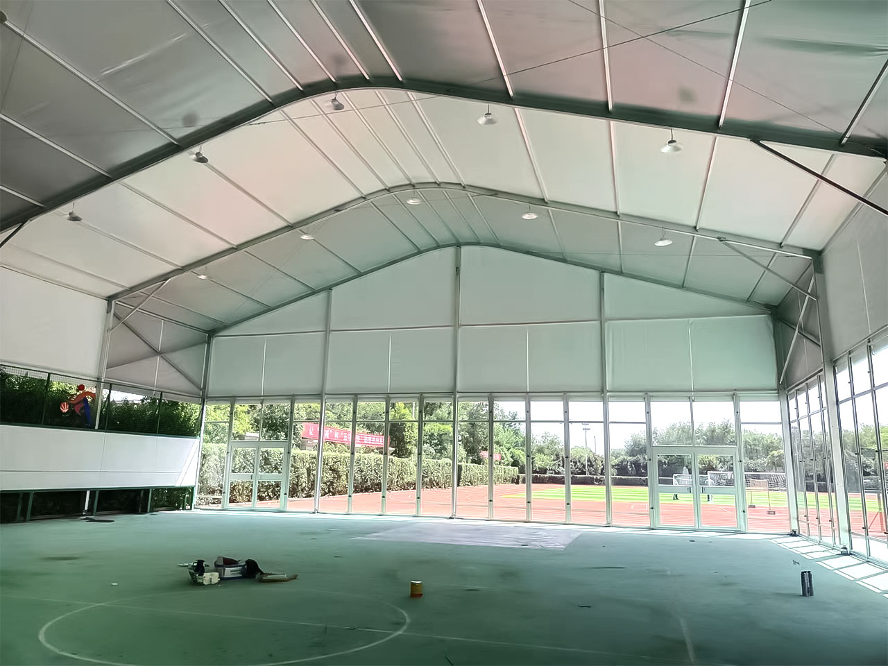 tente de terrain de basket