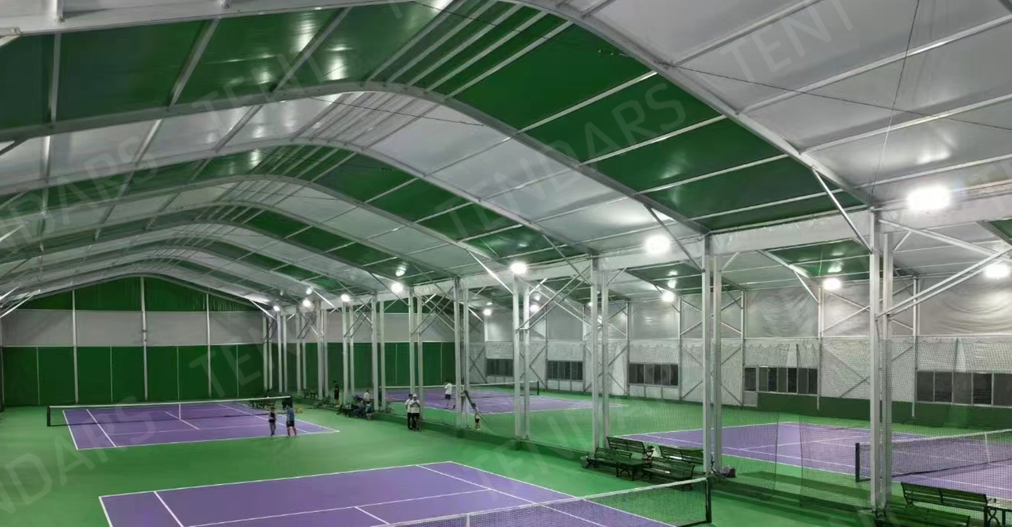 tennis court roofing