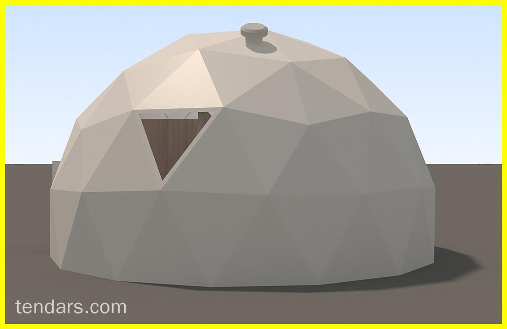 geodesic dome šator